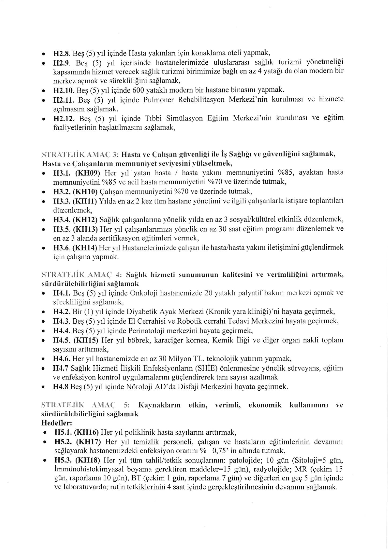 2025 2029 Stratejik Amaç ve Hedefler page 0002